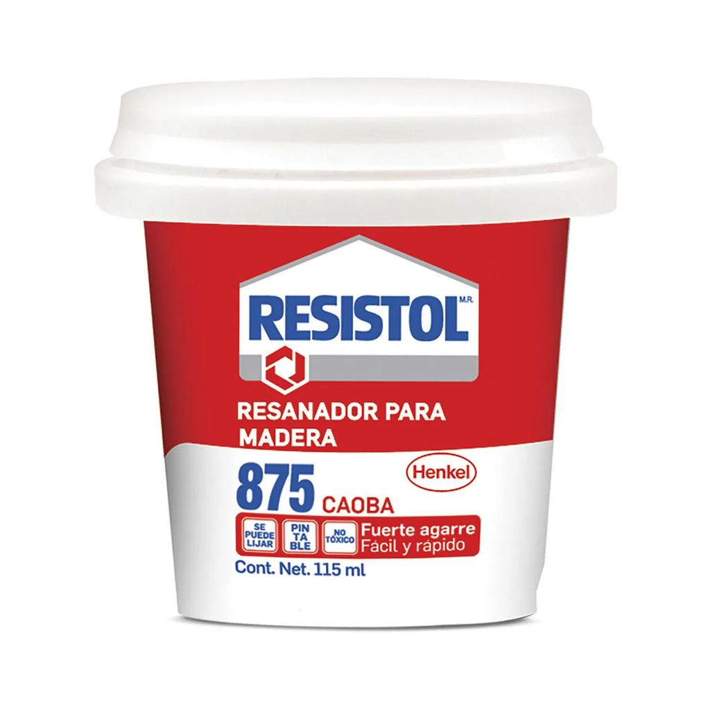 RESISTOL 875 RESANADOR PARA MADERA CAOBA 115ML