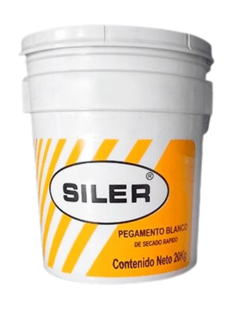SILER ADHESIVO BLANCO SECADO RÁPIDO ETIQUETA AMARILLA 20KG