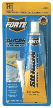 SILICÓN HECORT USO GENERAL TRANSPARENTE 70GR (16-0209)