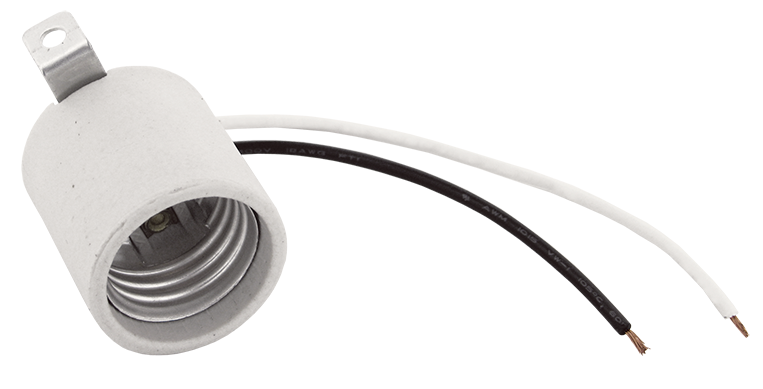 IUSA SOCKET P/CANDIL C/ESCUADRA Y CABLES 117B (310750)(E)