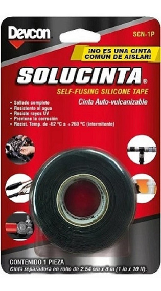 SOLUCINTA DEVCON NEGRA 1" X 3M (SCN-1P)