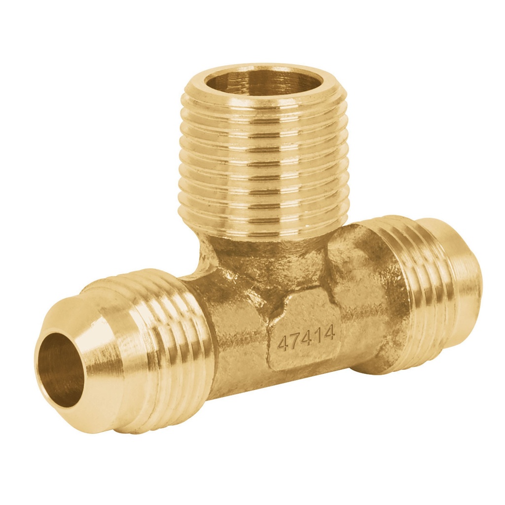 IUSA TEE TERMINAL AL CENTRO 3/8" LATÓN (312056) (H)