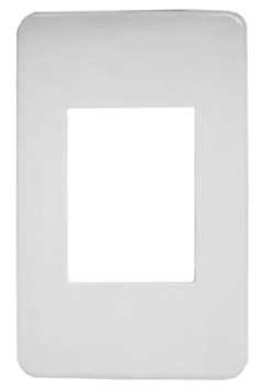IUSA TRADIZIONE PLACA 3 VENTANAS BLANCO 658B (202009)(E)