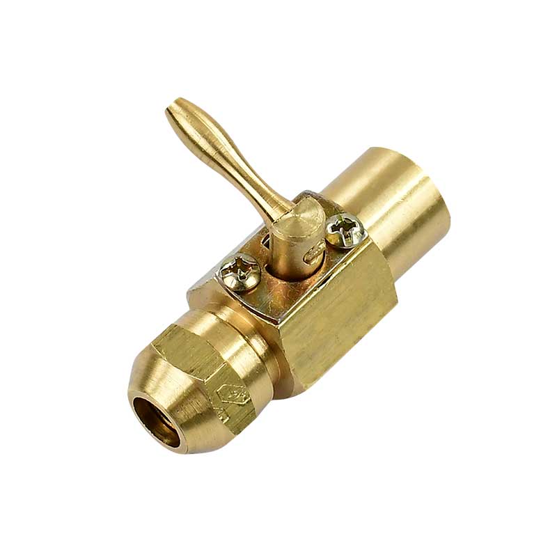 IUSA VÁLVULA D/PASO P/GAS LP 3/8" x 1/2" LATÓN (311873)(H)