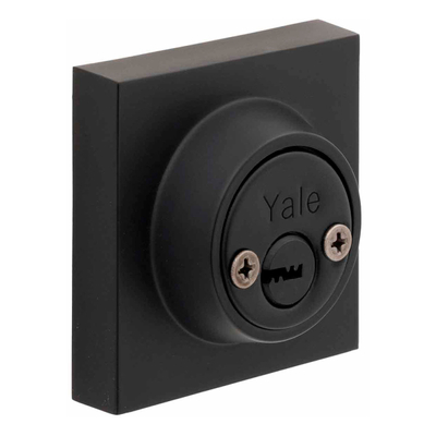 CERROJO YALE ARGOS CUADRADO LLAVE-LLAVE NEGRO (MX89526)
