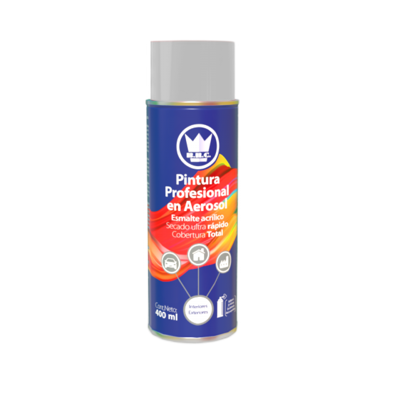 AEROSOL ACRÍLICO GRIS CLARO 400ML (CPA07)