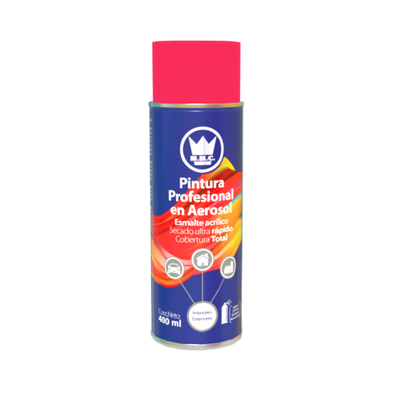 AEROSOL ACRÍLICO ROJO METÁLICO 400ML (CPA28)