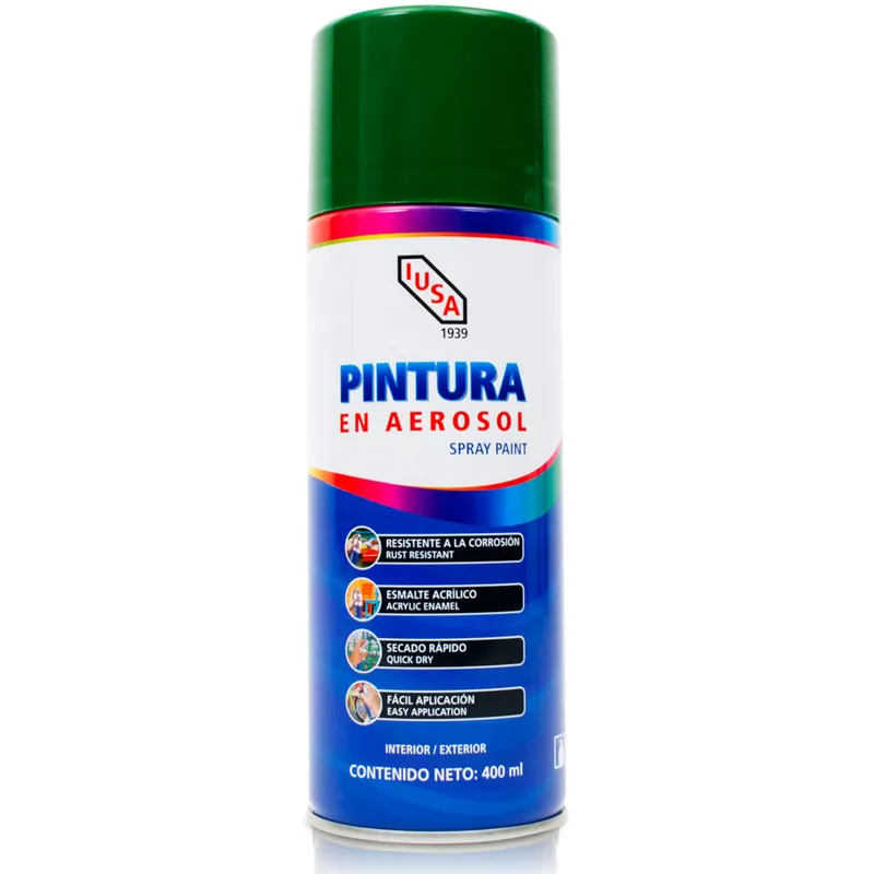 IUSA PINTURA EN AEROSOL VERDE BOSQUE 400ML (618833)(E)