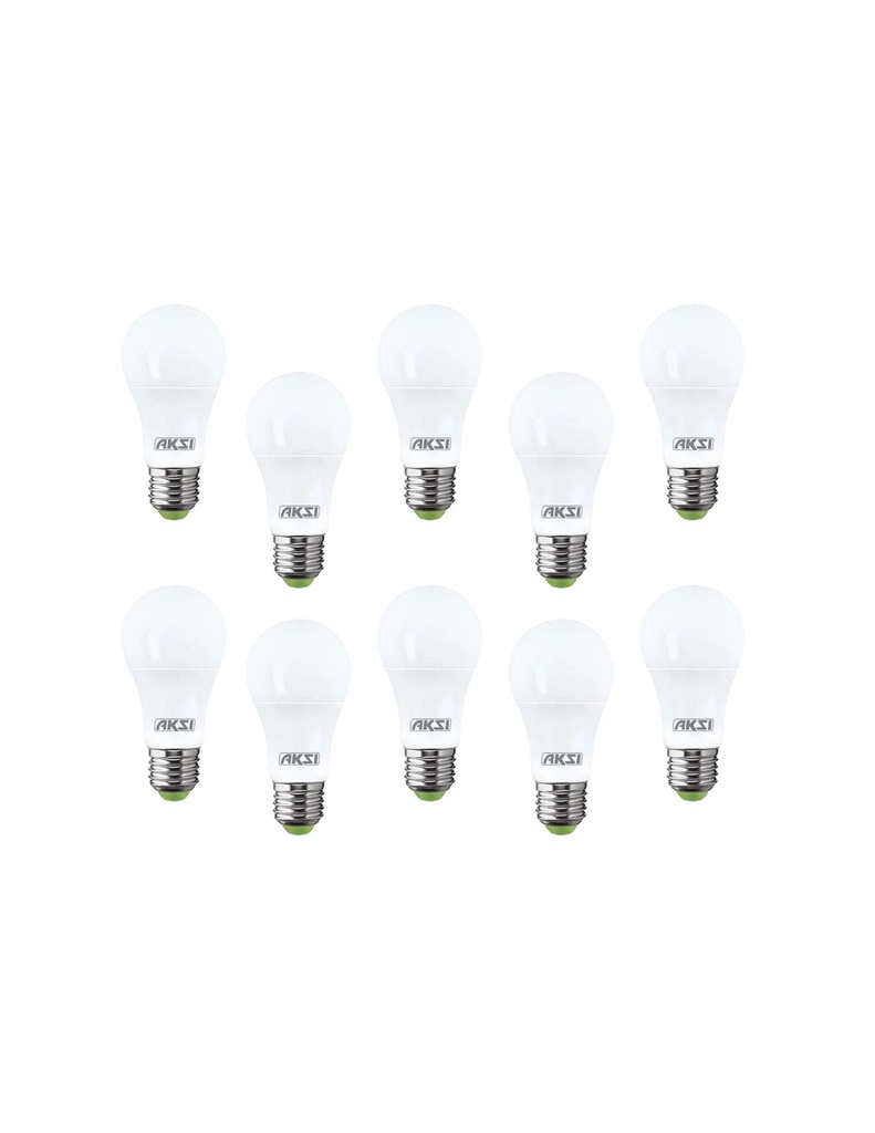 AKSI FOCO LED 9W ECO PACK C/10PZ LUZ BLANCA (129026)