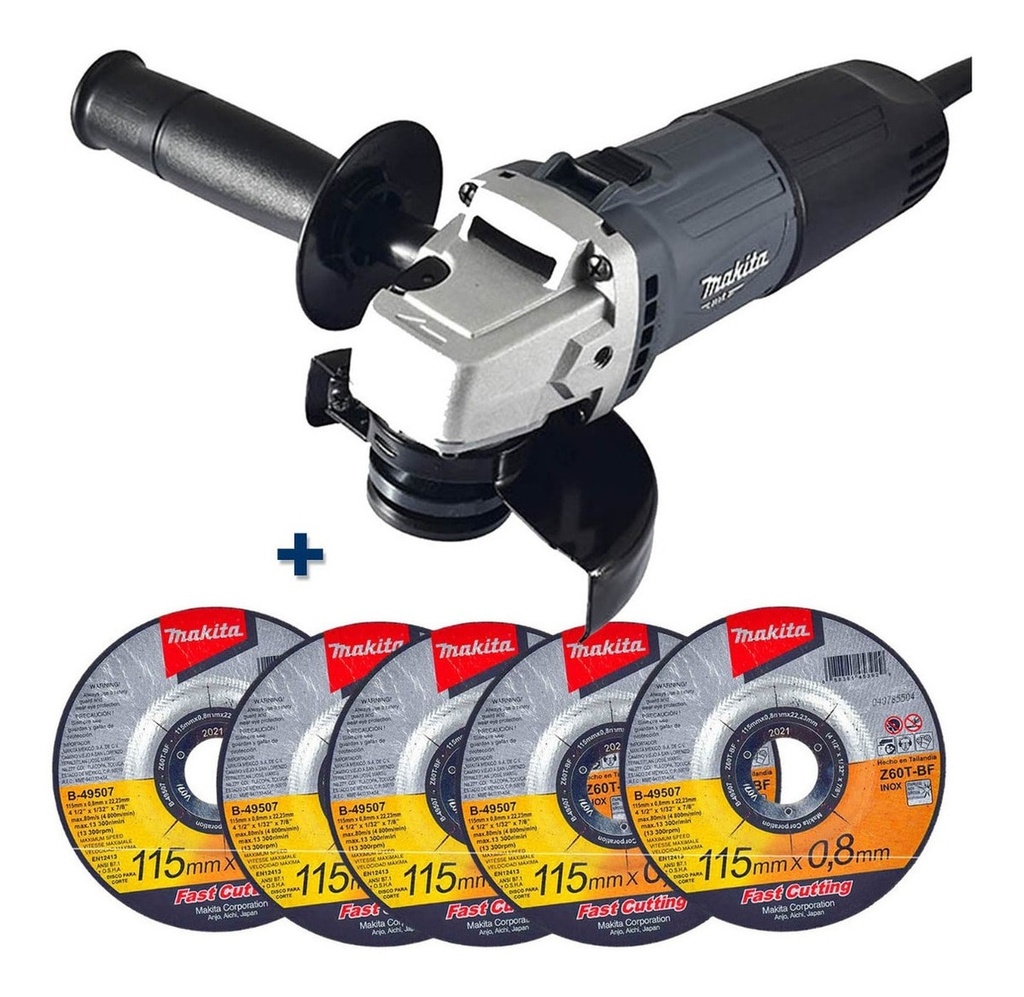 MAKITA MINI ESMERILADORA 4-1/2" 720W (M9507B) 