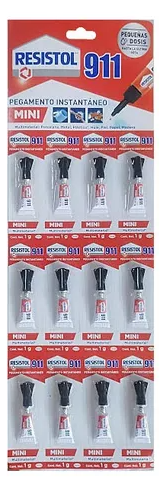 RESISTOL 911 MINI TIRA C/12PZ 1GR (H)
