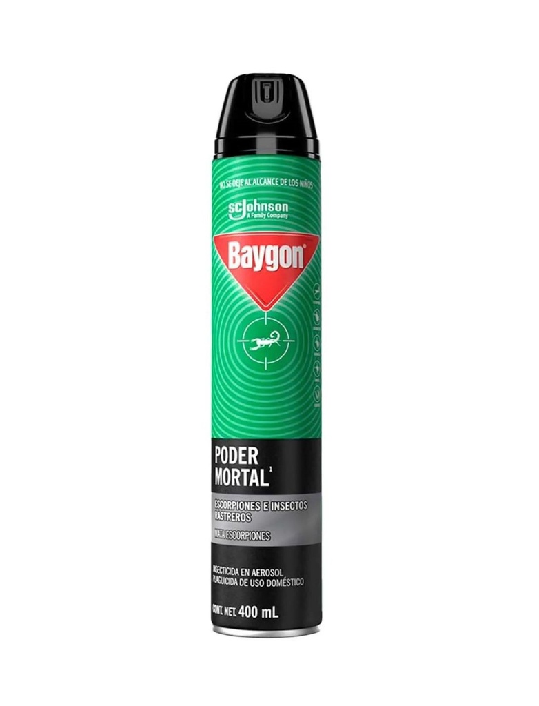 BAYGON PODER MORTAL AEROSOL 400ML (7495)