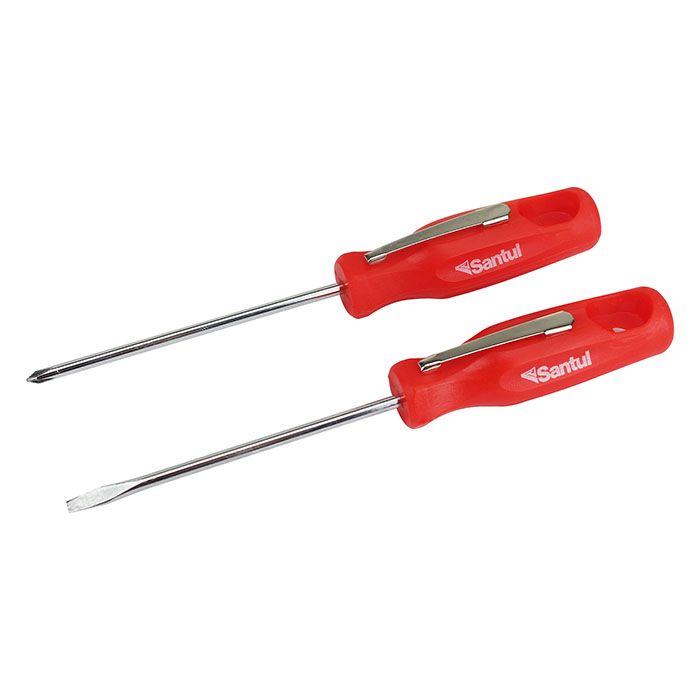 JUEGO DE DESARMADORES DE BOLSILLO 1/8X3 C/2PZ STD Y PH (7112)