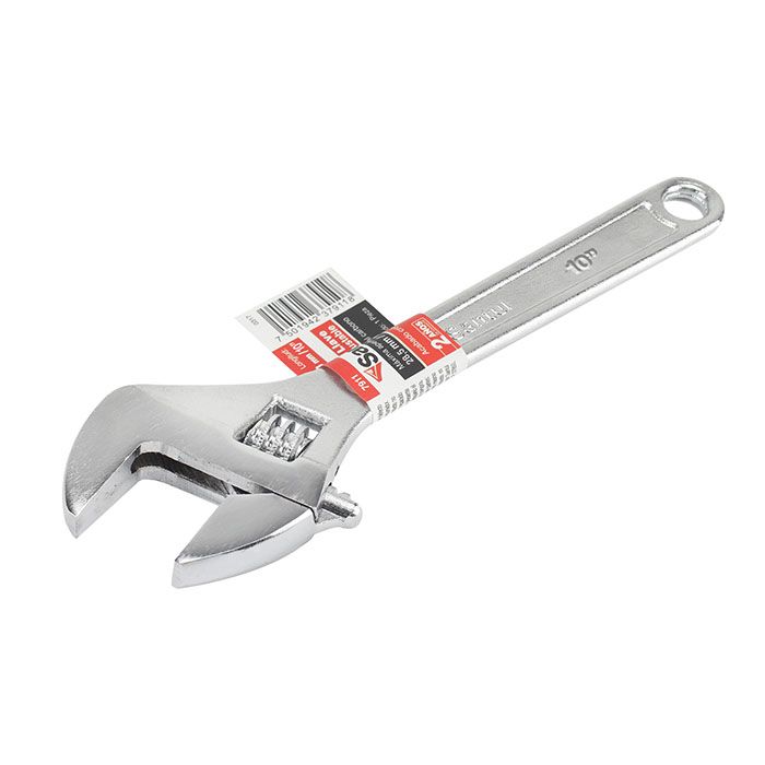 LLAVE AJUSTABLE SANTUL (PERICO) 1-1/8" CROMADA 10" (7911)