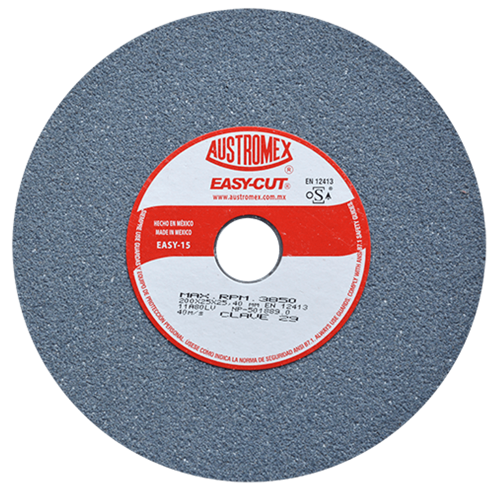 RUEDA USO GENERAL AUSTROMEX ECO 8" X 1 X 1 GRANO 80 (29)