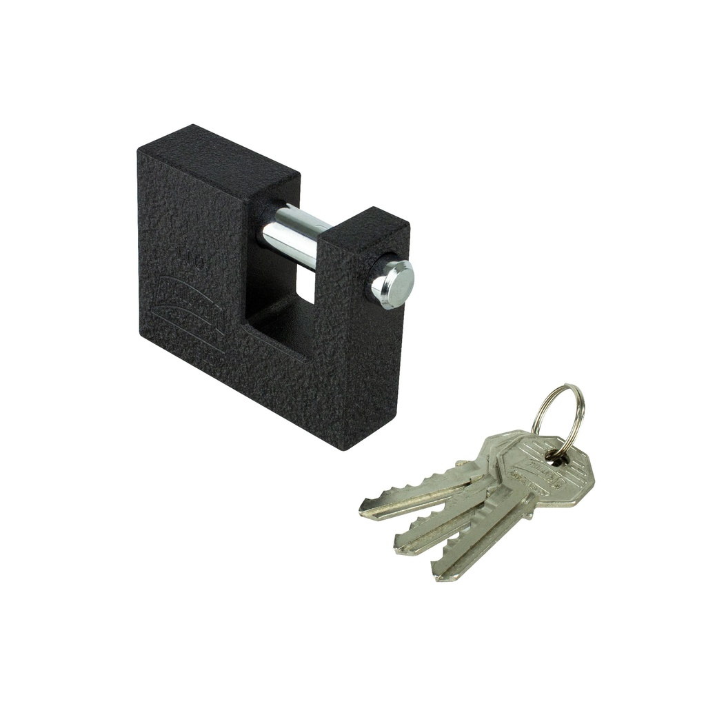 CANDADO PHILLIPS 110 HIERRO NEGRO BLISTER (MX7195)(H)