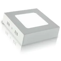 IUSA LUMINARIO CUADRADO LED P/SOBREPONER 18W LUZ BLANCA (618163)(E)