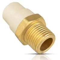 IUSA ADAPTADOR TIPO MACHO CPVC C/INSERTO METÁLICO 1/2" (616168)