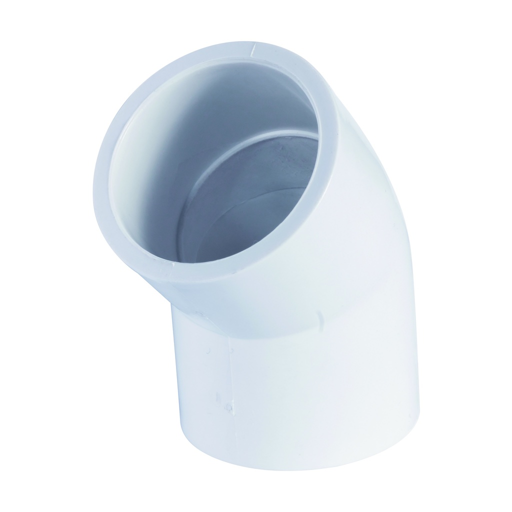 IUSA CODO 45° PVC C-40 1-1/2" (38MM) (615393)