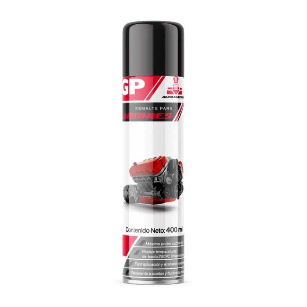 AEROSOL GENERAL PAINT ESMALTE P/MOTOR NEGRO (A2393)(E)