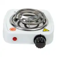 IUSA PARRILLA ELÉCTRICA BLANCA C/1 QUEMADOR MINI ESPIRAL (619240)(E)
