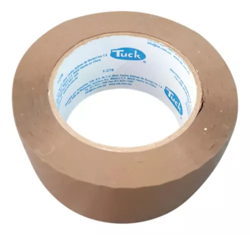 CINTA EMPAQUE TUK (278C) CANELA JUMBO 48MM X 150M INDIVIDUAL
