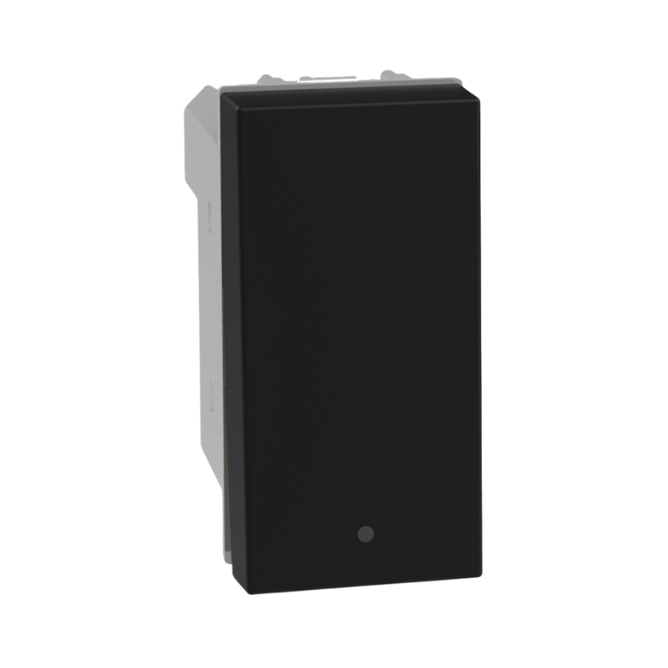 BTICINO MODUS PRO INTERRUPTOR 3 VÍAS 1 MÓDULO NEGRO MATE (E2003PTLN)