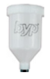 BYP VASO DE PLÁSTICO C/ENTRADA HEMBRA 600ML P/PISTOLA PGP-PVI (VGV)