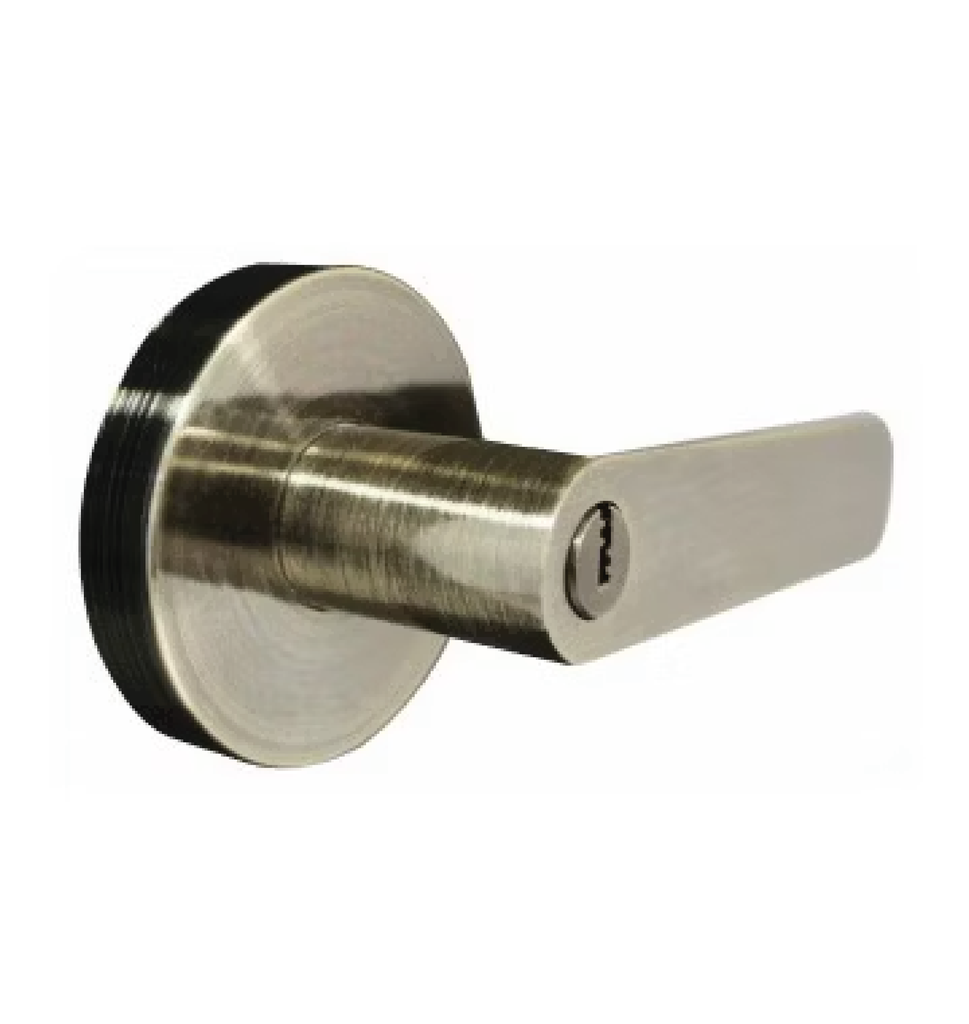 CERRADURA YALE SAN CARLOS MANIJA P/BAÑO LATON ANTIGUO (MX4978)