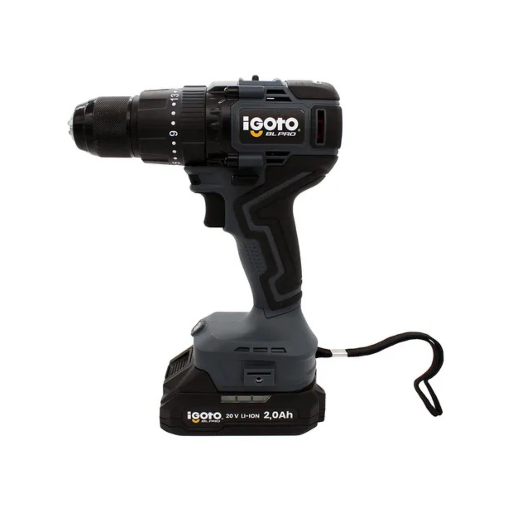 IGOTO TALADRO ROTOMARTILLO INALÁMBRICO 1/2" 20V 1,800RPM (HI1001) 