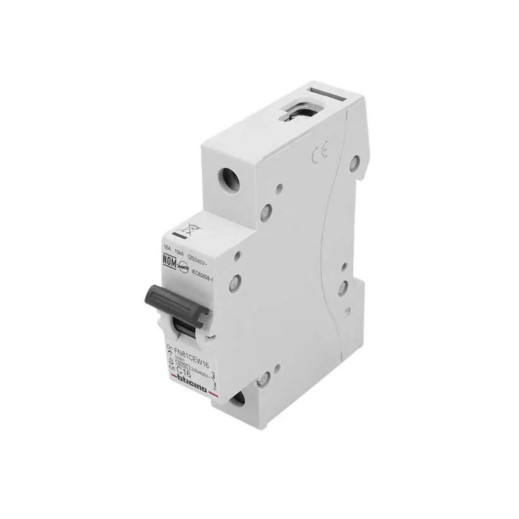 BTICINO INTERRUPTOR MINI DIN 1X16 (FN81CEW16)