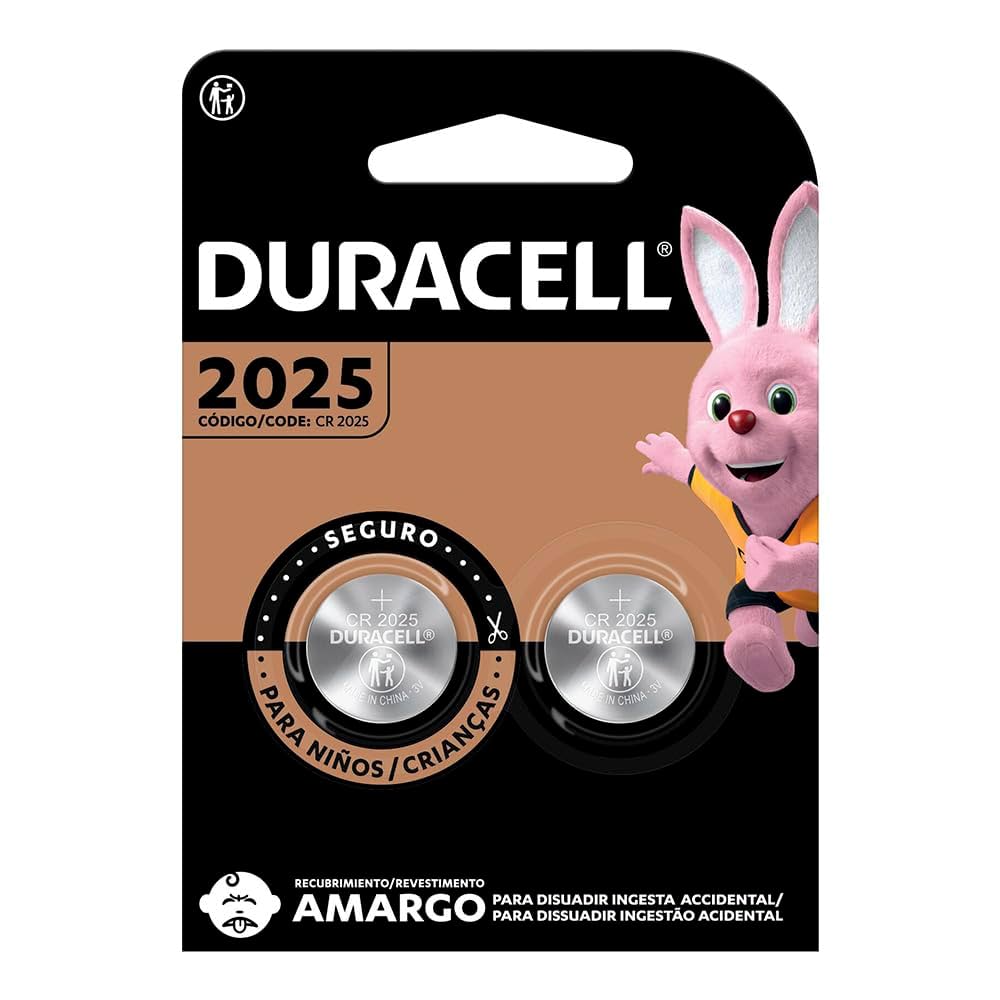 DURACELL PILAS DE BOTON DE LITIO 3V 2025