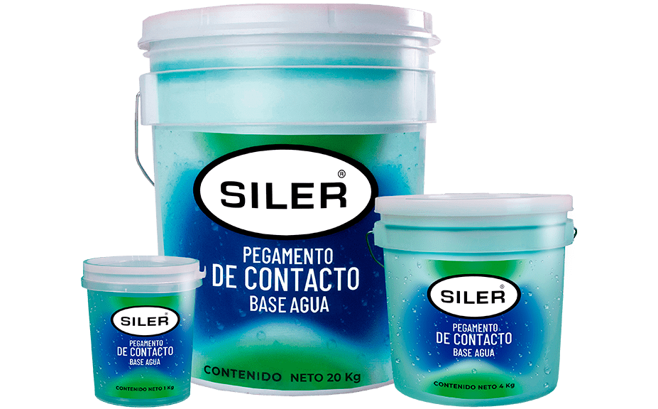 SILER ADHESIVO DE CONTACTO BASE AGUA 4KG