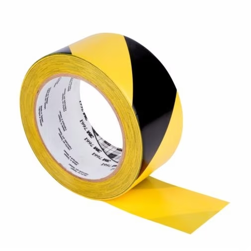 [3MCMNA0.050X33] 3M CINTA PRECAUCIÓN NEGRO/AMARILLO 50MM X 32M (766)(H)
