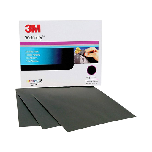 [3MLWIG3000] 3M LIJA WETORDRY HOJA COMPLETA 9" X 11" GRANO 3000 (01999)(H)
