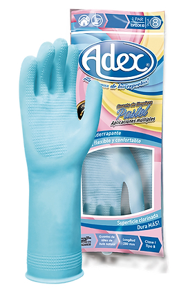 [ADXGAPA-08] ADEX GUANTE PASTEL AZUL N.8 PAR