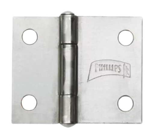 [PHB110CTREA] BISAGRA PHILLIPS 1" ACERO C/TORNILLO C/20PZ (MX1343)(H)