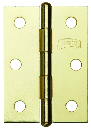 [PHB125CTPEL] BISAGRA PHILLIPS 2-1/2" LATÓN C/TORNILLO C/20PZ (MX177)(H)