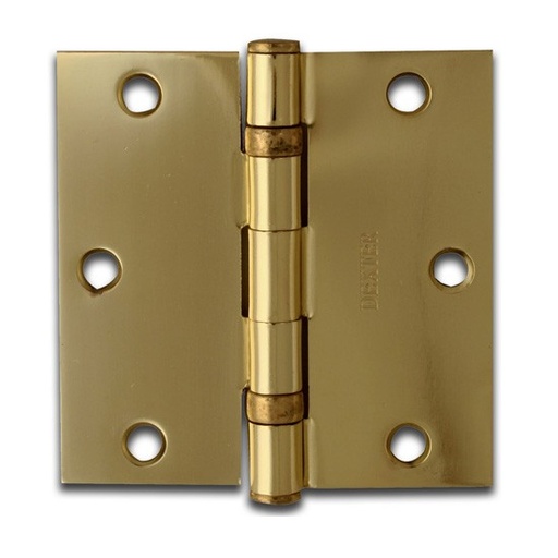 [TOTBM80LA3X3] BISAGRA BI-METAL 3"X3" LATÓN ANTIGUO C/10PZ (BM823US5)(H)