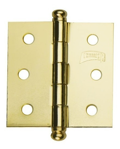 [PH830-01]  BISAGRA PHILLIPS 830 ST GR 3"x3" PERNO SUELTO S/TORNILLO LATÓN A GRANEL (MX9690)(H)