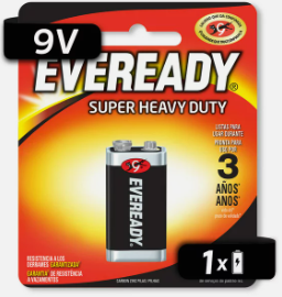 [EV1222-1] BLISTER C/1 PILA "9V" EVEREADY (H)