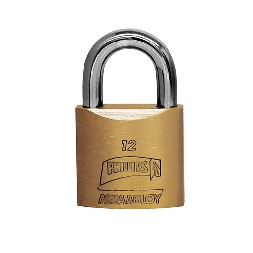 [PHCA012MGC] CANDADO PHILLIPS 12 MAX GANCHO CORTO (MX317)(H) DDD