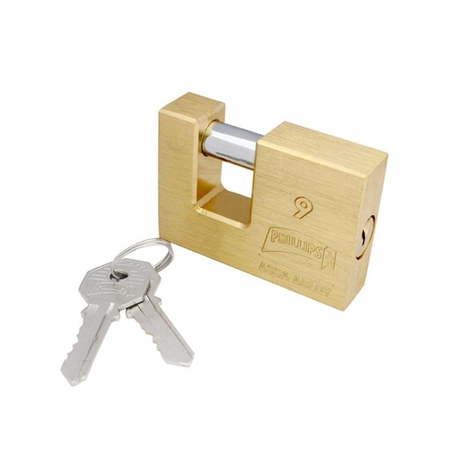 [PHCA009CL] CANDADO 9 PHILLIPS P/CORTINA LATÓN (MX111)(H)