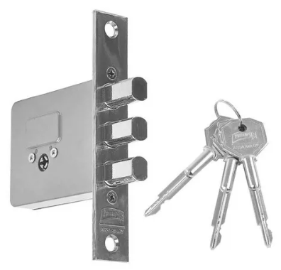 [PHCEX1000BOC] CERRADURA PHILLIPS X-1000 BOLT CROMO TETRA LLAVE (MX4817)(H)