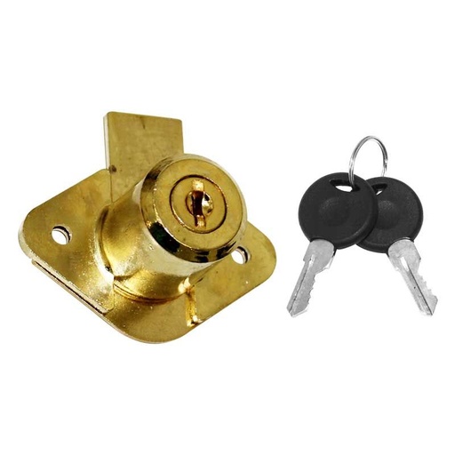 [PHCE023L6534] CERRADURA PHILLIPS 23 LATÓN P/MUEBLE CAJA (MX6534)(H)