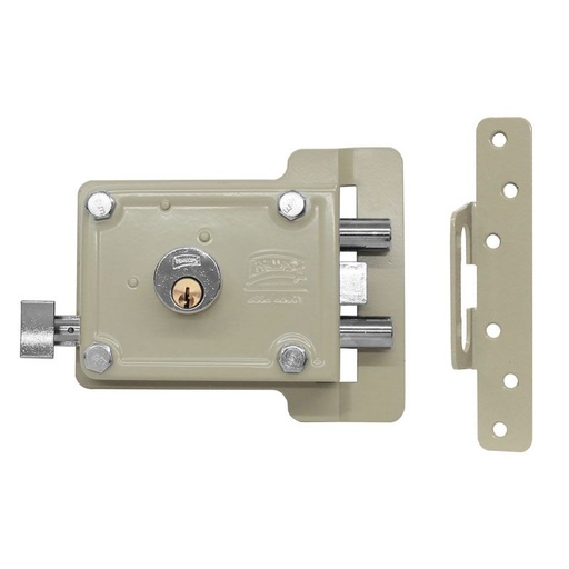 [PHCE650DPSBG] CERRADURA PHILLIPS 650 PS CLÁSICA DERECHA PLACA SOLDABLE (MX86)(H)