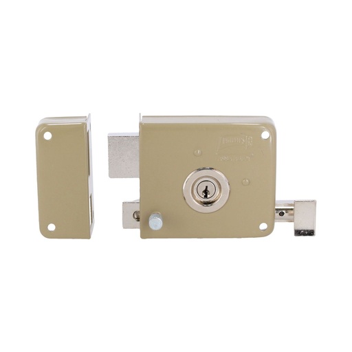 [PHCE715IFLLL] CERRADURA PHILLIPS 715 INSTAFÁCIL IZQUIERDA LLAVE LARGA BEIGE SOBREPONER (MX4644)