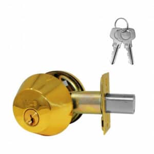 [YACER560L3] CERROJO YALE B500P LLAVE-MARIPOSA LATÓN BRILLANTE (MX81016)