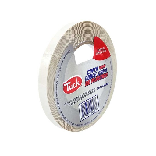 [TKCCDC401918X33] CINTA DOBLE CAPA TUK 4019 USO GENERAL 18MM X 33M (421907)