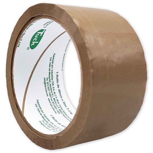 [TKCCH48X50] CINTA EMPAQUE TUK (179) CANELA CHICA 48MM X 50M